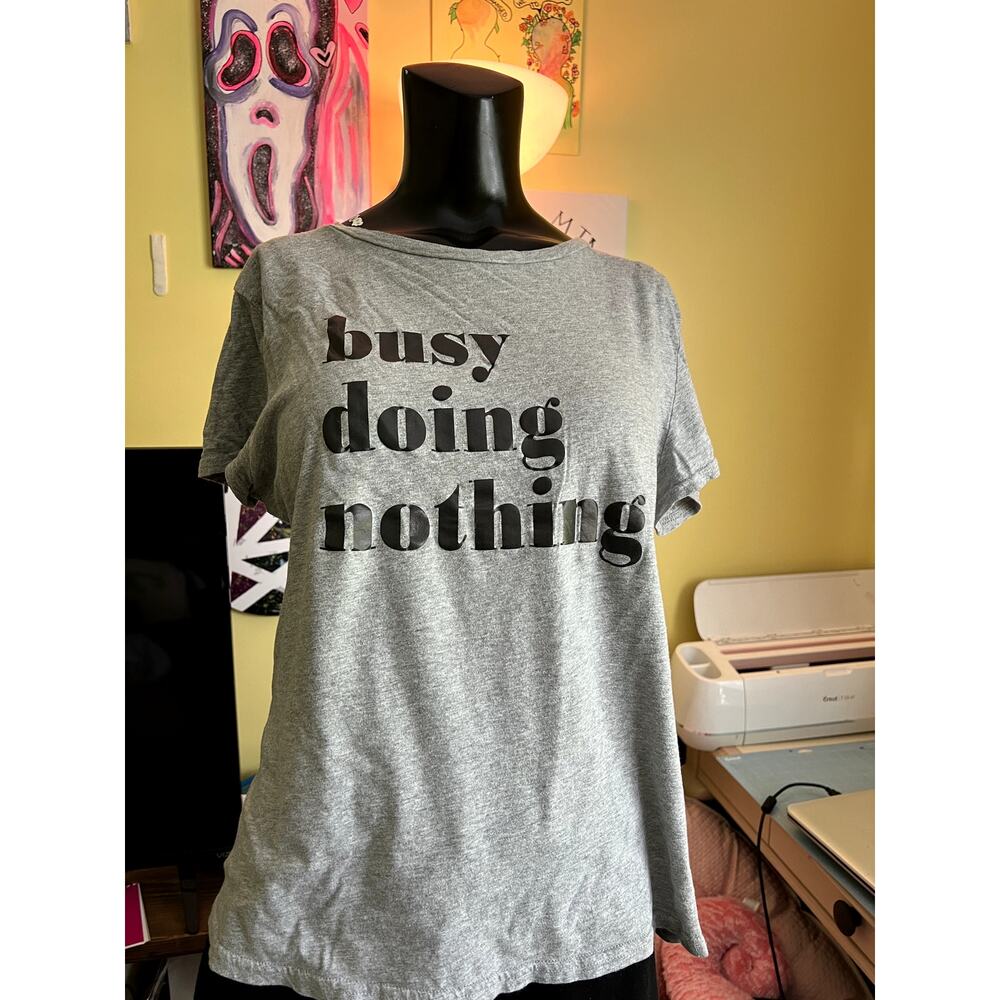 Busy Doing Nothing Relaxed Tee